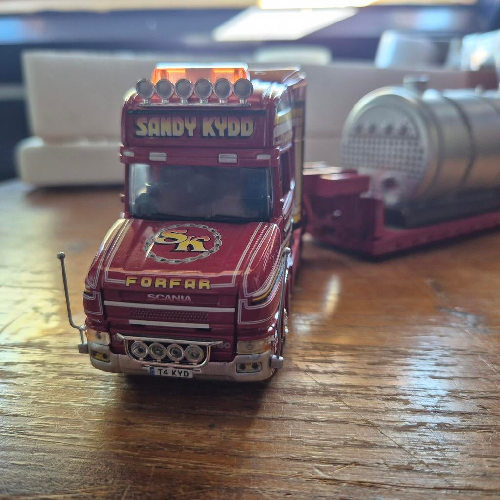 Corgi Scania torpedo Sandy Kydd heavy haulage, Hobby en Vrije tijd, Modelauto's | 1:50, Ophalen of Verzenden, Zo goed als nieuw