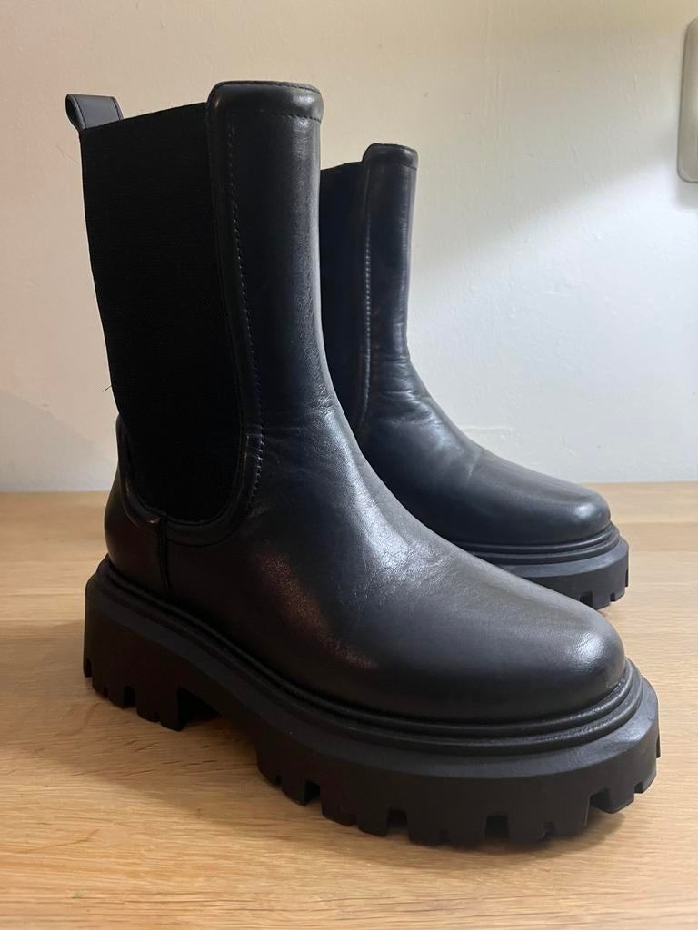 Ankle Boots Black, H&M, Zwart, Lage of Enkellaarzen, Ophalen of Verzenden