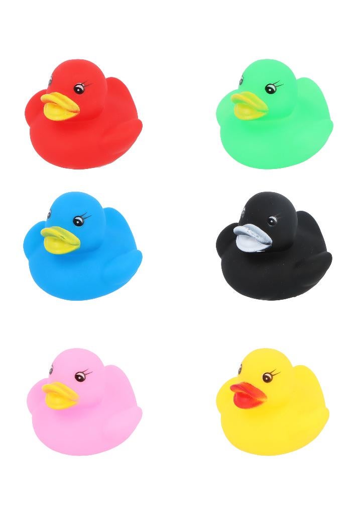 PARTIJ RUBBER DUCKS 5CM IN 6 KLEUREN, ., Nieuw, Ophalen of Verzenden, .