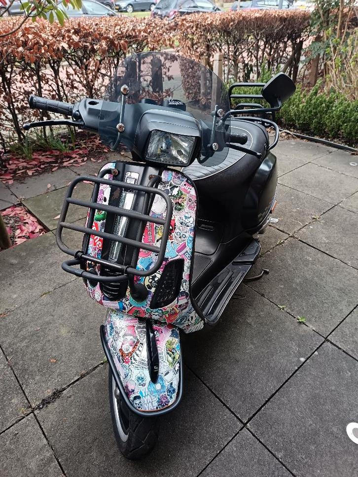 Vespa Piaggio – Blauw Kenteken (Snorfiets), Fietsen en Brommers, Snorfietsen en Snorscooters, Gebruikt, Piaggio, Benzine, Ophalen of Verzenden