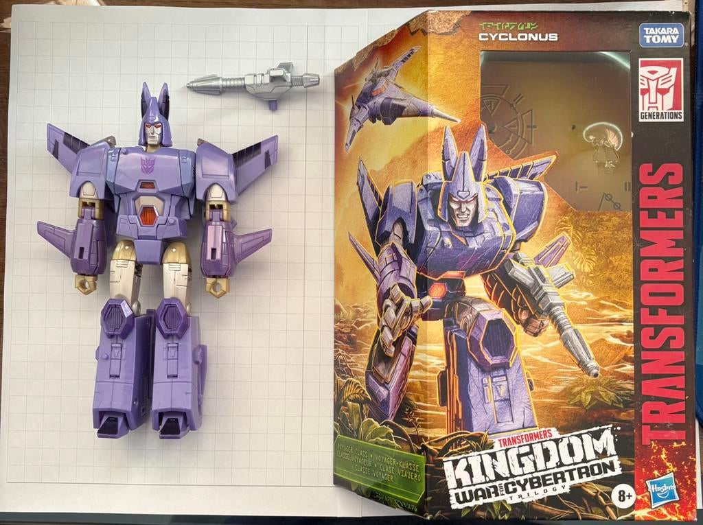 Transformers WFC kingdom cyclonus, Overige generaties, Ophalen of Verzenden, Zo goed als nieuw