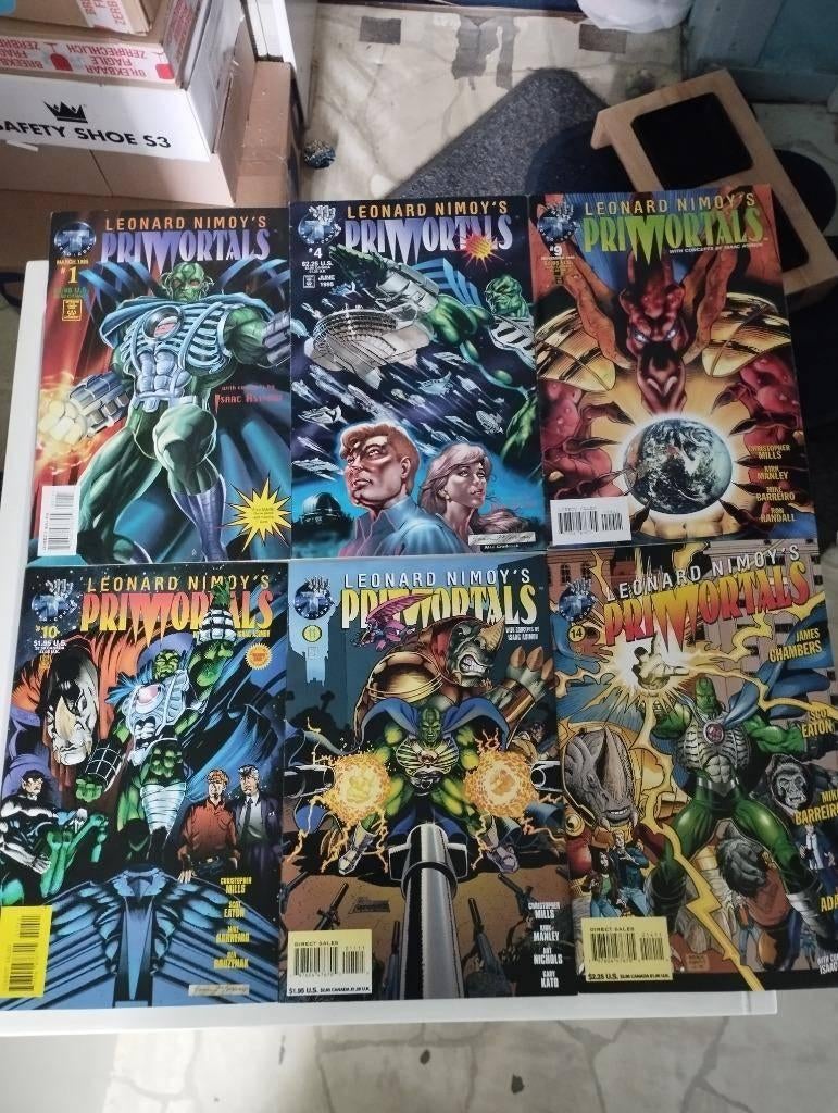 Leonard nimoys primortals comics, Boeken, Strips | Comics, Ophalen, Amerika, Zo goed als nieuw, Meerdere comics