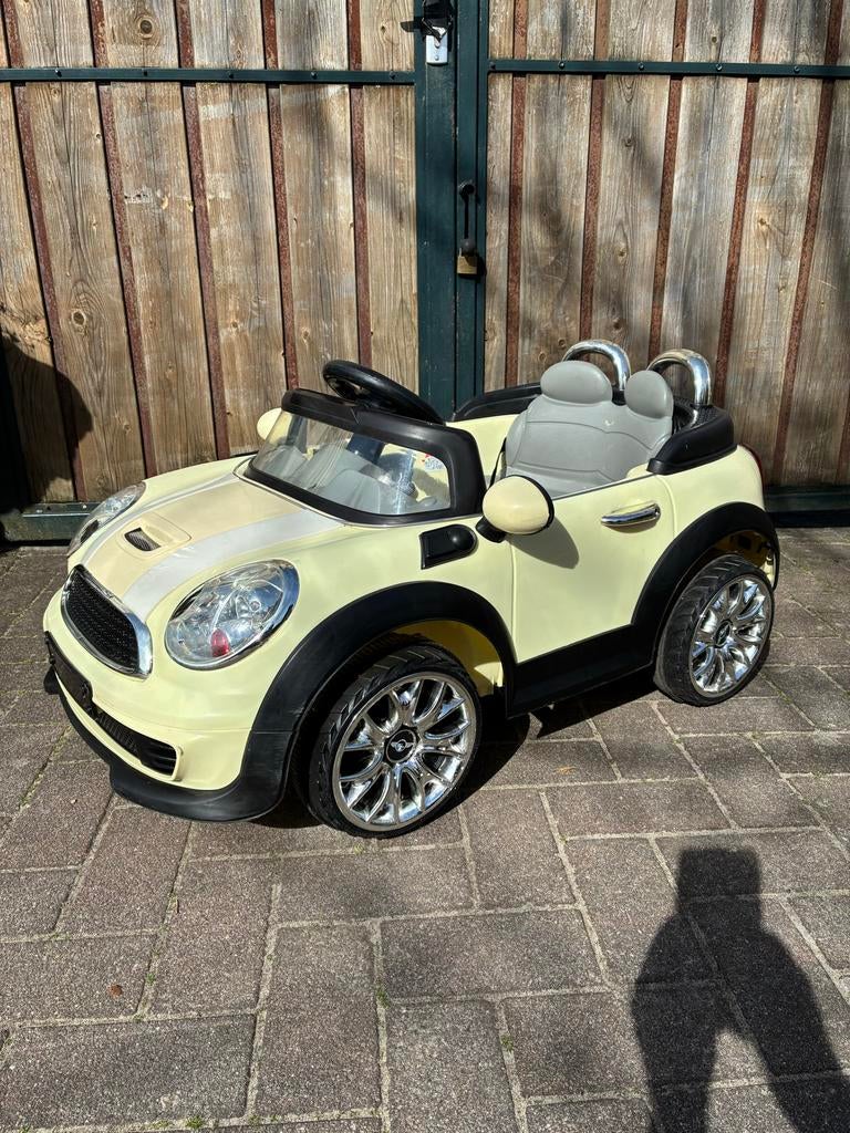 Mini Cooper elektrische kinderauto met muziek en licht, Ophalen, Gebruikt, Overige typen
