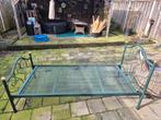 Metalen bedframe met spiraalbodem - Eenpersoons, Ophalen, 90 cm, Eenpersoons, Zo goed als nieuw