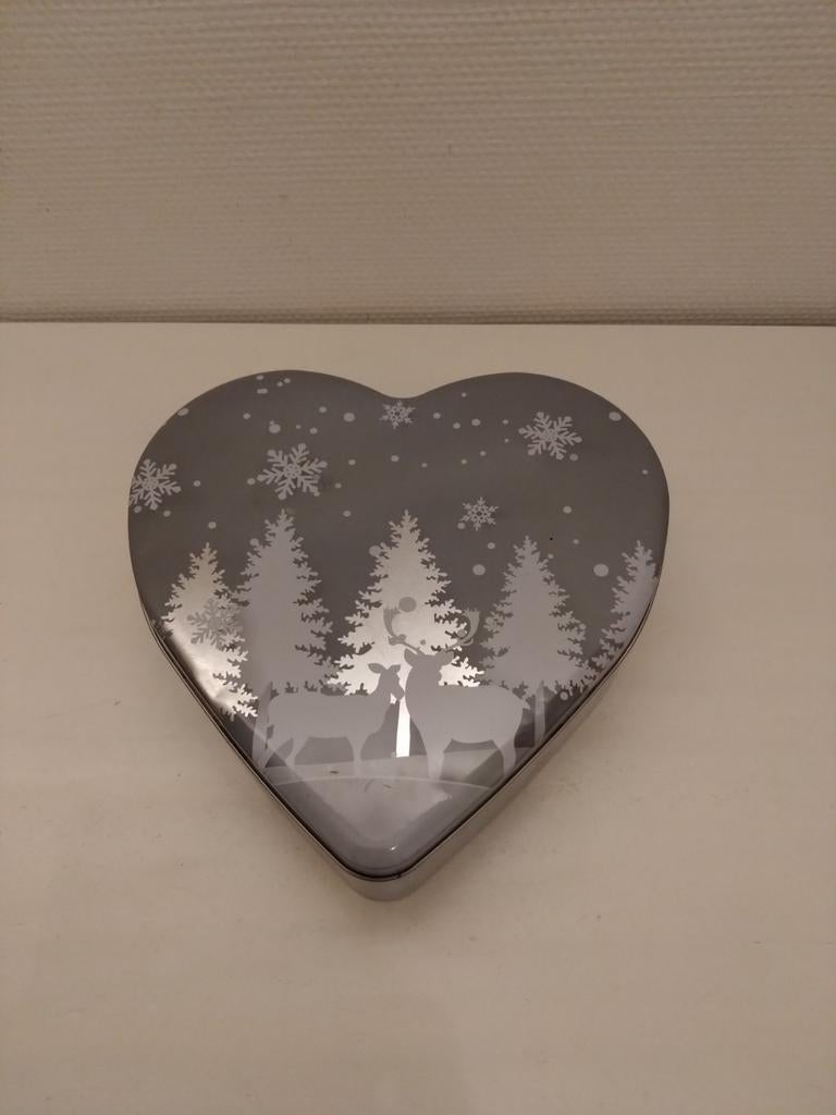 Opbergblik met kerst afbeelding, Verzamelen, Blikken, Ophalen of Verzenden, Overige