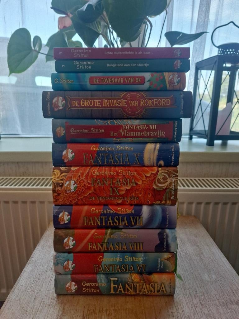 Stapel boeken van Geronimo Stilton, Ophalen of Verzenden
