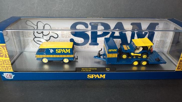 Dodge A 100 Jeep Willys Spam 1;64 M2 machines Pol, Hobby en Vrije tijd, Modelauto's | Overige schalen, Nieuw, Auto, Verzenden