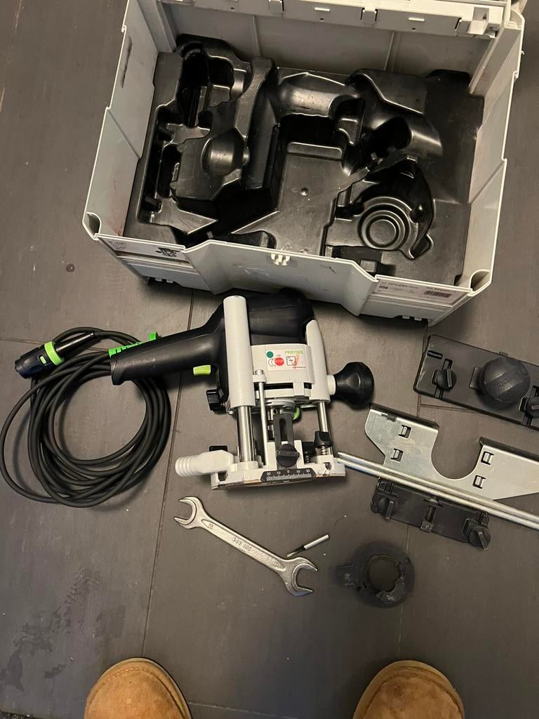 Festool bovenfrees OF 1010 EBQ, Ophalen of Verzenden, Zo goed als nieuw, Elektrisch, Bovenfrees