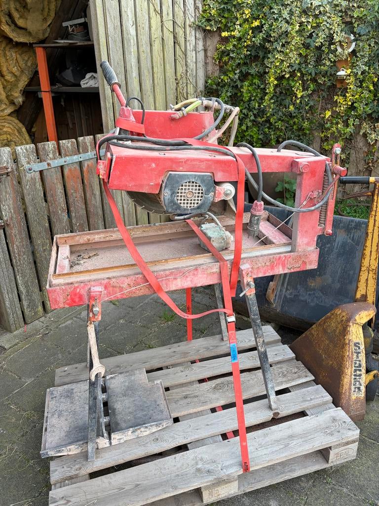 Zaagtafel steen nat met pomp, Ophalen, Gebruikt, Overige typen