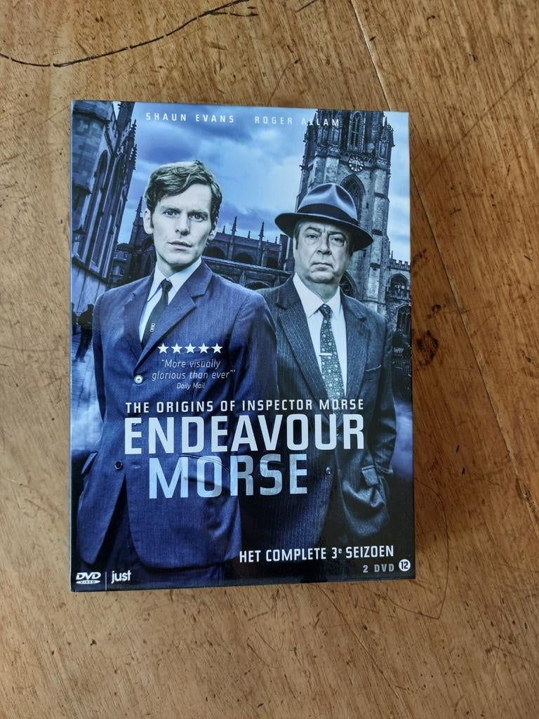 Endeavour Morse Het complete 3e seizoen DVD, Ophalen of Verzenden, Zo goed als nieuw, Vanaf 12 jaar, Boxset