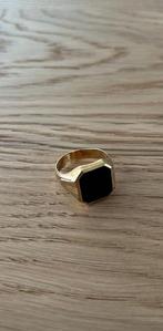 14karaat Gouden Ring maat 22, Sieraden, Tassen en Uiterlijk, Ringen, 20 of groter, Heer, Ophalen of Verzenden, Zo goed als nieuw
