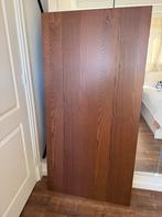 IKEA IDÅSEN Tafelblad, bruin 160x80 cm, Ophalen, 50 tot 100 cm, Zo goed als nieuw, Rechthoekig