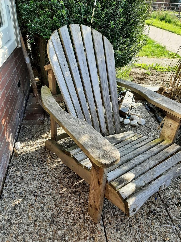 2 Tuinstoelen - Opknapper met potentie, Ophalen, Gebruikt, Hout