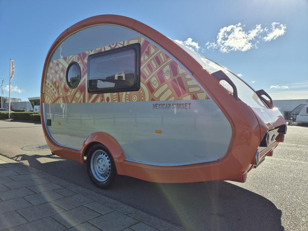 T@B 320 RS Mexican Sunset, Caravans en Kamperen, Overige typen, Rondzit, Tot en met 2, Bedrijf