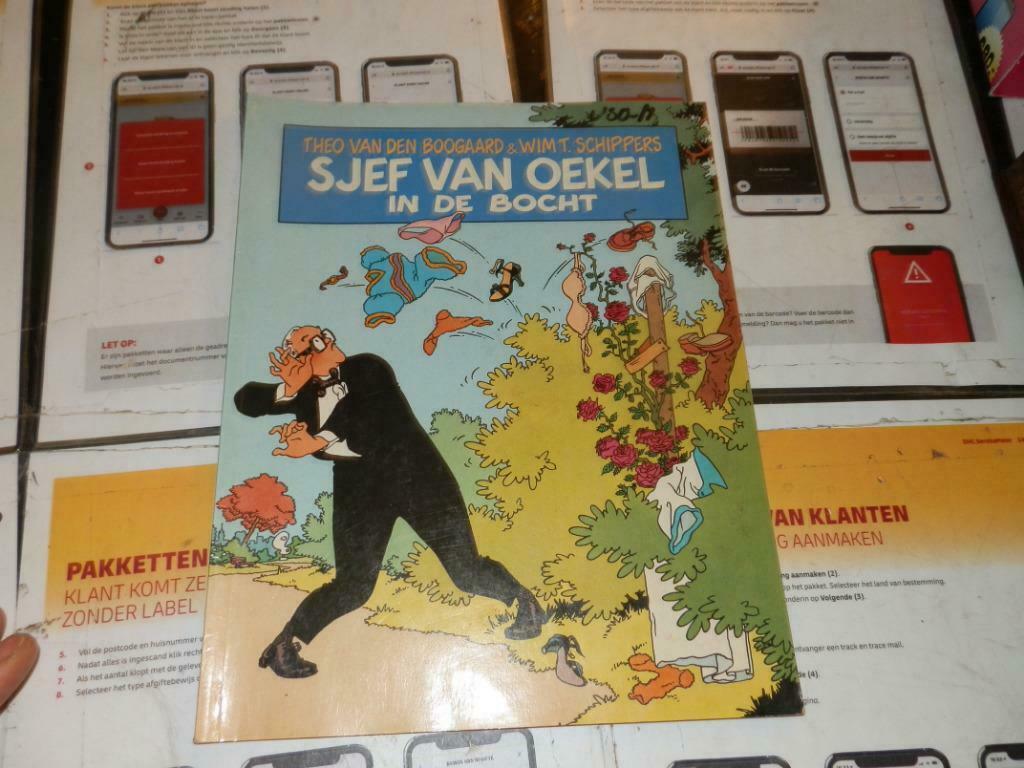 Sjef van oekel in de bocht 1989, Eén stripboek, Ophalen of Verzenden, Gelezen