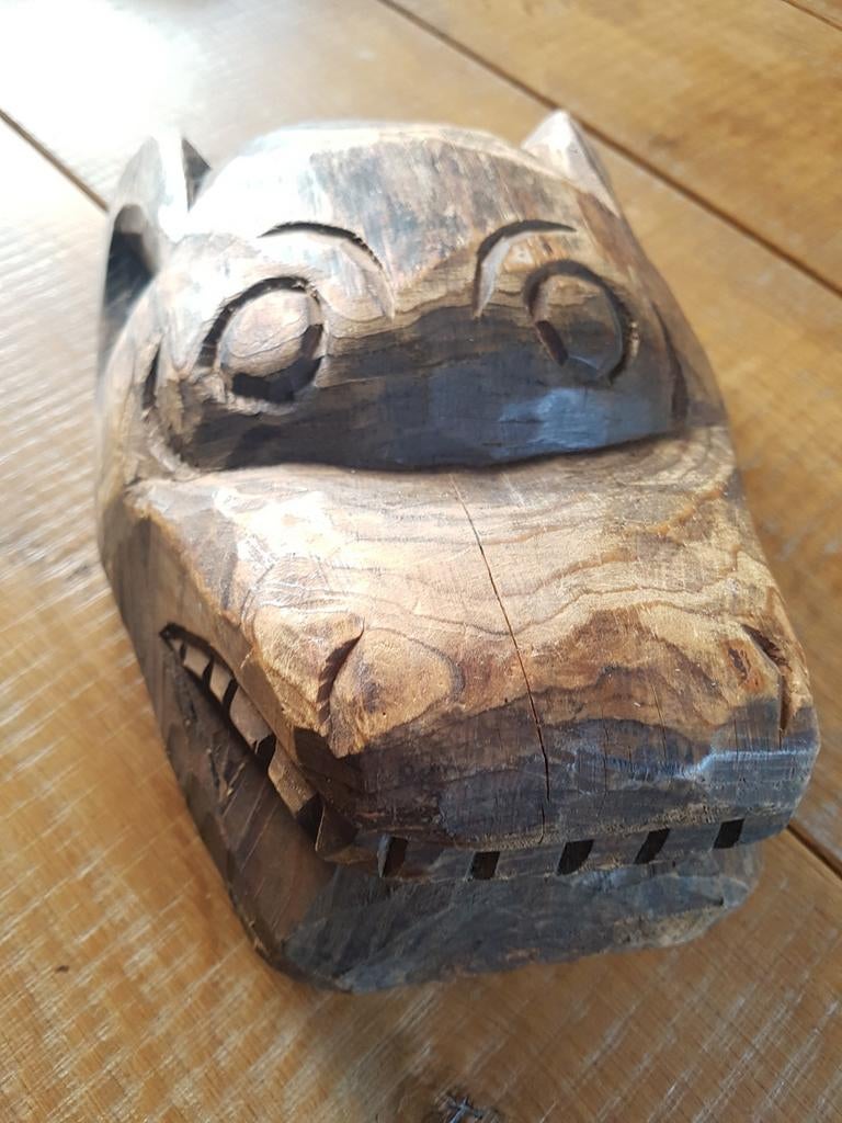 Houtsnijwerk maskers Guatemala, Ophalen of Verzenden, Dier