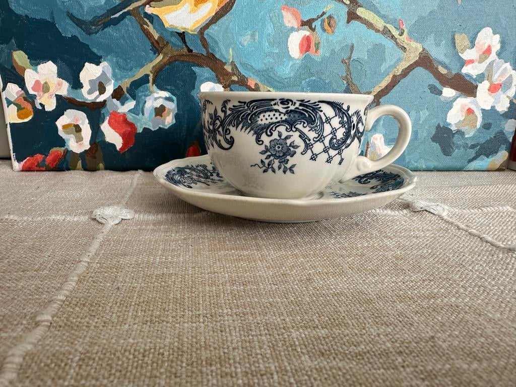 Villeroy & Boch Valeria Kop en Schotel - Made in Germany, Ophalen of Verzenden