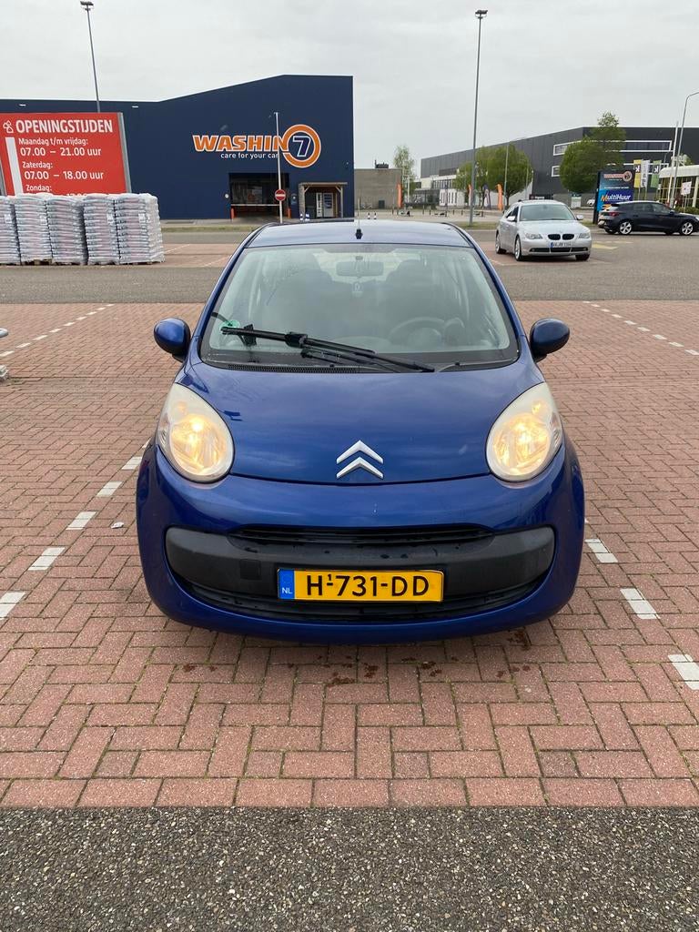 Citroën C1 1.0 3-DRS 2007 Blauw 148.000 KM, Voorwielaandrijving, C1, 68 pk, Handgeschakeld