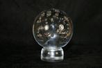 Leerdam spijkerbol op voet gemerkt, Antiek en Kunst, Antiek | Glas en Kristal, Ophalen of Verzenden