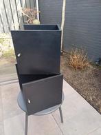 2x IKEA Kallax inzet met deurtje, lichte beschadiging, Ophalen, Gebruikt