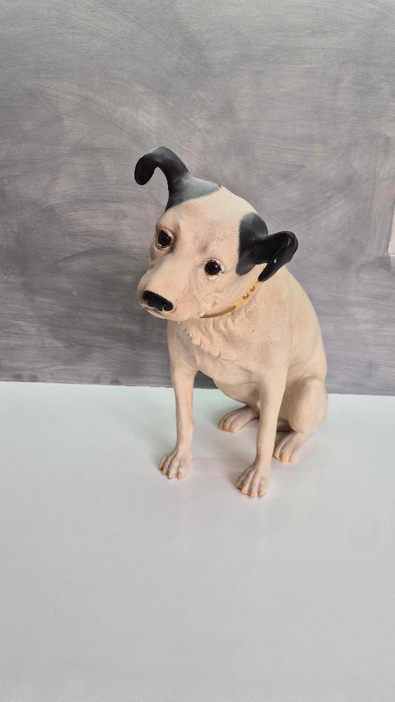Hond Nipper van platenlabel His Masters Voice, Antiek en Kunst, Antiek | Woonaccessoires, Ophalen of Verzenden