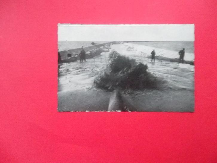 Ansichtkaart Zuiderzeewerken. Het opspuiten van de Dijk, Verzamelen, Ansichtkaarten | Nederland, Ongelopen, Flevoland, 1960 tot 1980