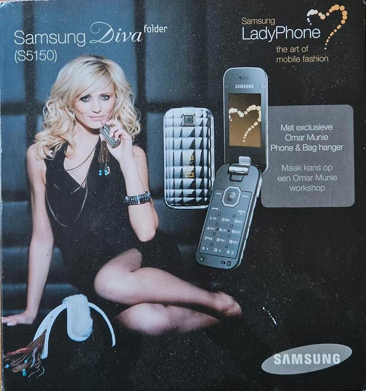 Samsung Diva S5150 LadyPhone - Zeldzaam Klaptelefoon, Telecommunicatie, Mobiele telefoons | Samsung, Gebruikt, Overige modellen