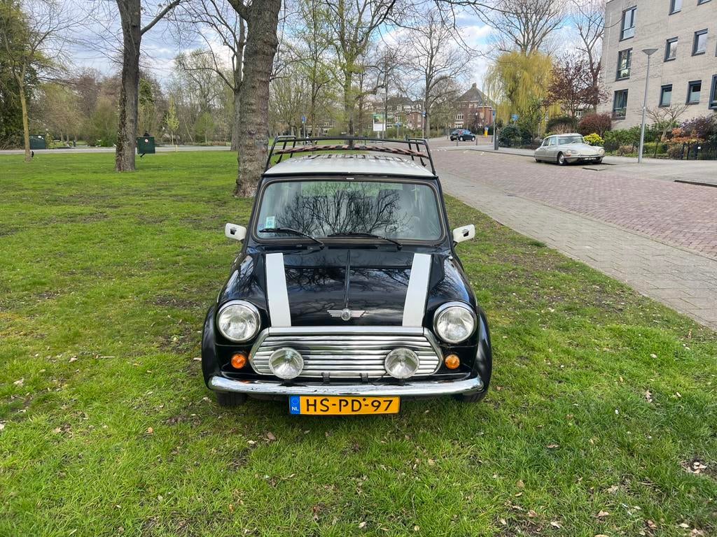 Rover Mini 1.3 I Cooper E2 1994 Zwart, Auto's, Rover, Voorwielaandrijving, 63 pk, 4 cilinders, Leder en Stof