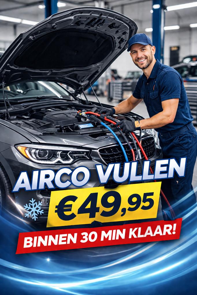 GEEN KOUDE AIRCO? €49,95 VANDAAG GEFIXT ROTTERDAM, Auto's, Overige Auto's, 450 kg, 4 cilinders, 1229 cc, Origineel Nederlands