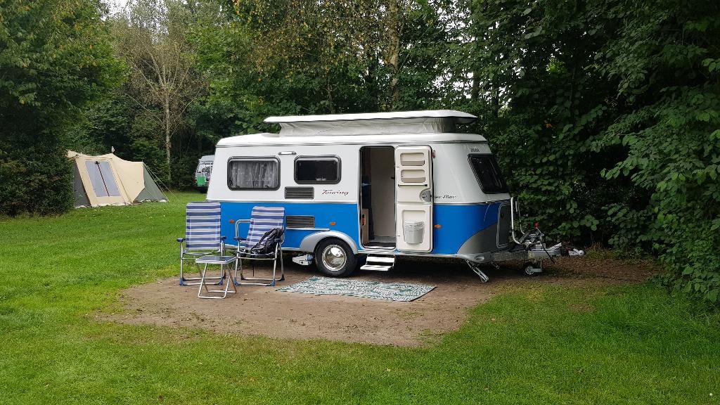 Eriba Touring Troll 530 Ocean Drive, Caravans en Kamperen, Standaardzit, Dwarsbed, Particulier, 5 tot 6 meter