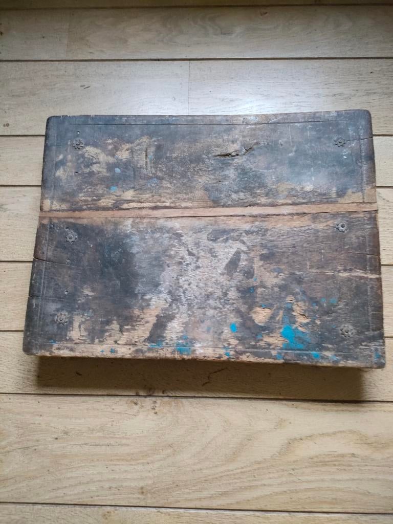 Decoratief stoer, sober dienblad van doorleefd hout, Ophalen of Verzenden, Gebruikt, Rechthoekig, Hout