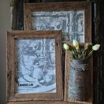 Truckwood, landelijke fotolijst, A2, A3, houten fotolijsten, Landelijk by Suus, 50 tot 75 cm, Nieuw, Ophalen of Verzenden