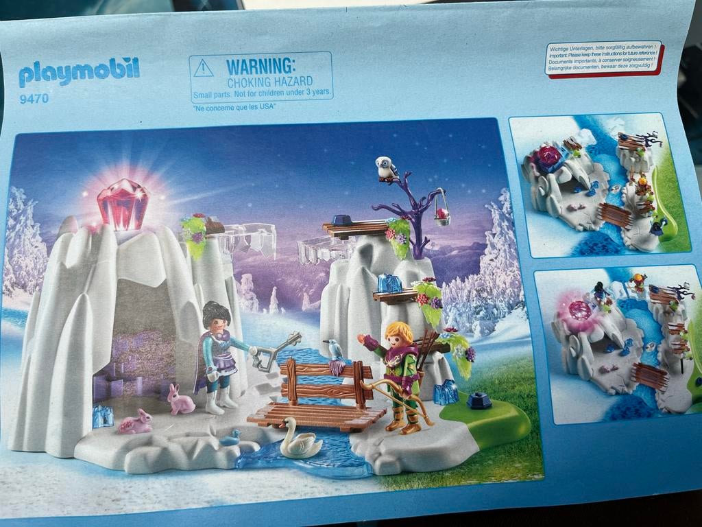 Playmobil 9470 kristallen diamantgrot, Kinderen en Baby's, Speelgoed | Playmobil, Ophalen of Verzenden, Gebruikt, Complete set