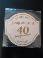 grolsch bier viltje gvg nr. 495 joop & dini in goud, Ophalen of Verzenden, Nieuw, Viltje(s), Grolsch