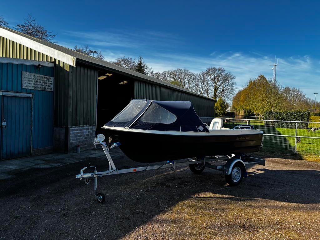 Aanbieding !!! Sea finder 420met 8 pk tohatsu 4t, Watersport en Boten, Sloepen, Zo goed als nieuw, Tot 10 pk, 3 tot 6 meter, Buitenboordmotor