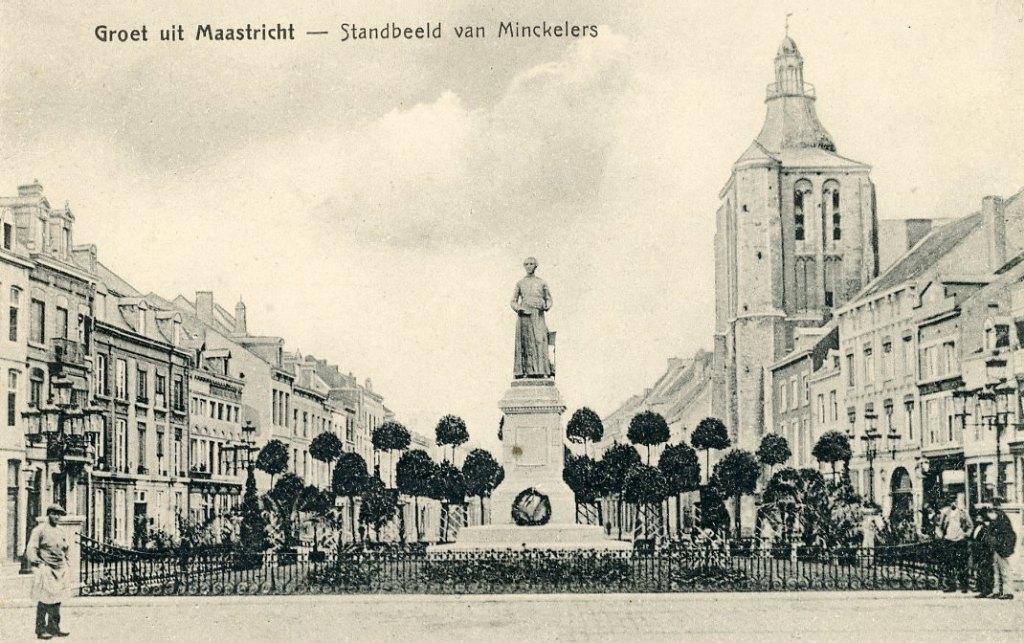 MAASTRICHT – Markt met standbeeld Minckelers 1920 (VC081), Verzenden, Voor 1920, Ongelopen, Limburg
