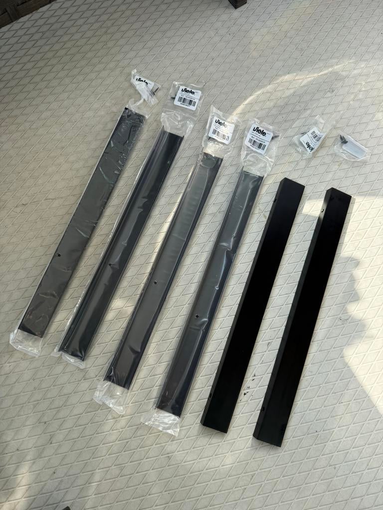 6 stuks Viefe greeplijsten 400 mm / 40 cm matzwart NIEUW, Ophalen of Verzenden, Zo goed als nieuw, Minder dan 50 mm