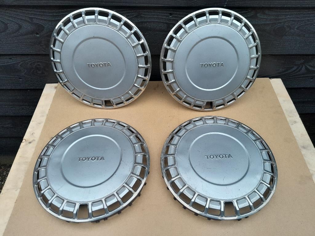 WIELDOPPEN Set 13" - Origineel TOYOTA - Div.Type's -Oldtimer, Verzenden, Gebruikt