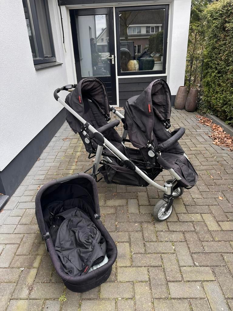 Duo kinderwagen van Topmark, Gebruikt, Duowagen, Combiwagen, Ophalen