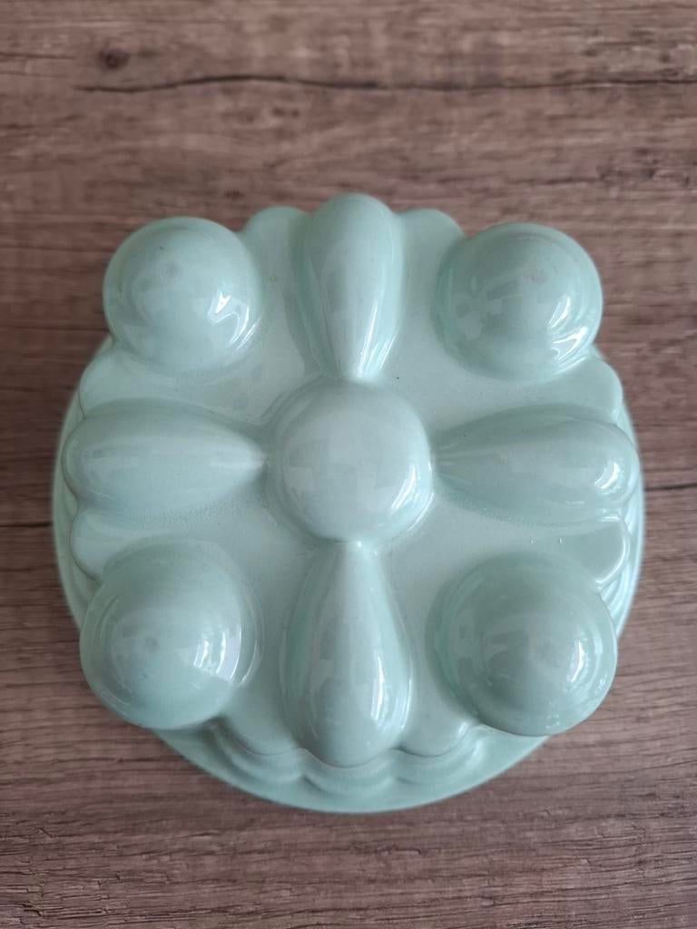 Groene puddingvorm Petrus Regout Maastricht, Ophalen of Verzenden