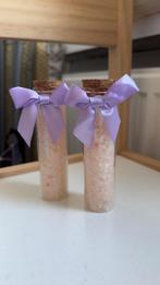 10 bedankjes buisjes met kurkjes met himalaya zout en strik, Ophalen of Verzenden, Zo goed als nieuw, Versiering
