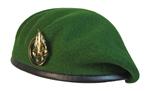 Groene baret Franse Vreemdelingenlegioen 3e REI - origineel, Verzamelen, Ophalen of Verzenden, Landmacht, Overige gebieden, Helm of Baret