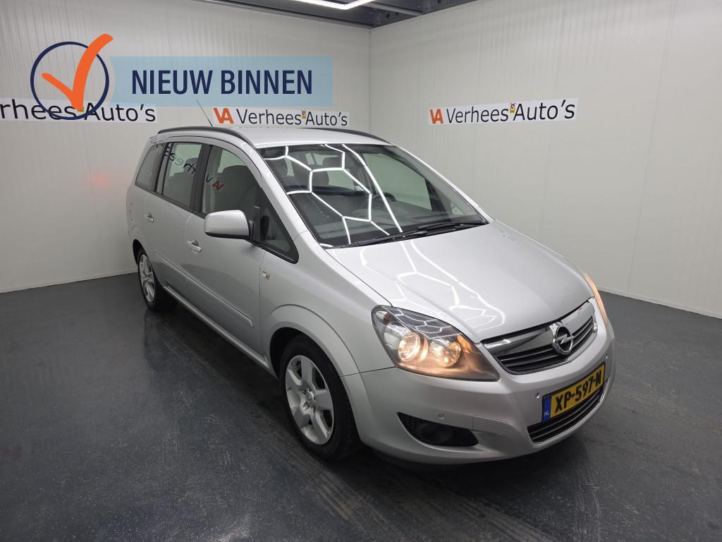 Opel Zafira 1.6 Cosmo (bj 2013), Auto's, Opel, Euro 5, Gebruikt, Zwart, 4 cilinders