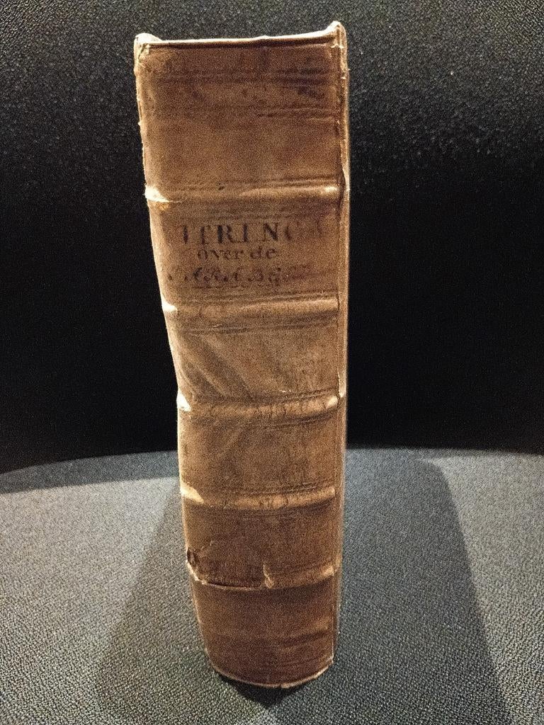 Vitringa, over de parabolen. Perkament. Uit 1715., Ophalen of Verzenden, Gelezen