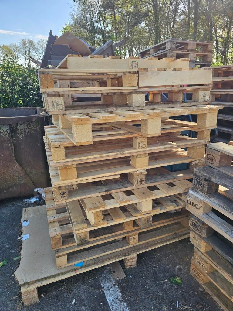 Brandhout van pallets - Ideaal voor kachel of vuurkorf, 6 m³ of meer, Ophalen, Overige houtsoorten, Blokken