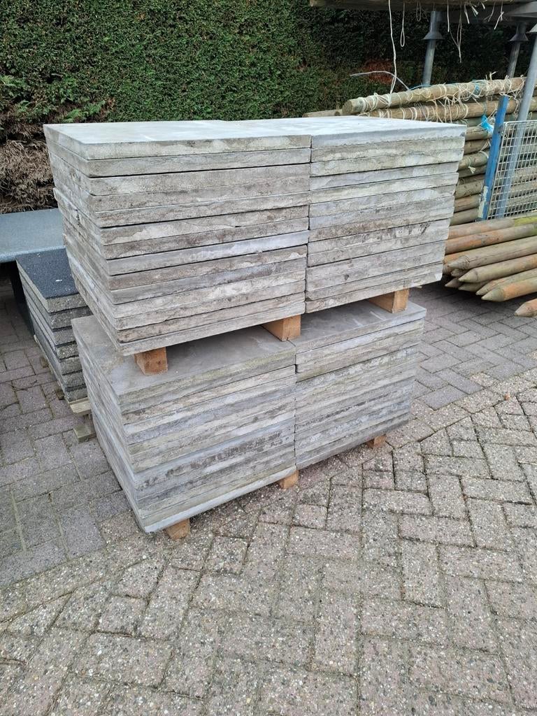 Hardsteen terrastegels 50x50, 14,5m², Ophalen