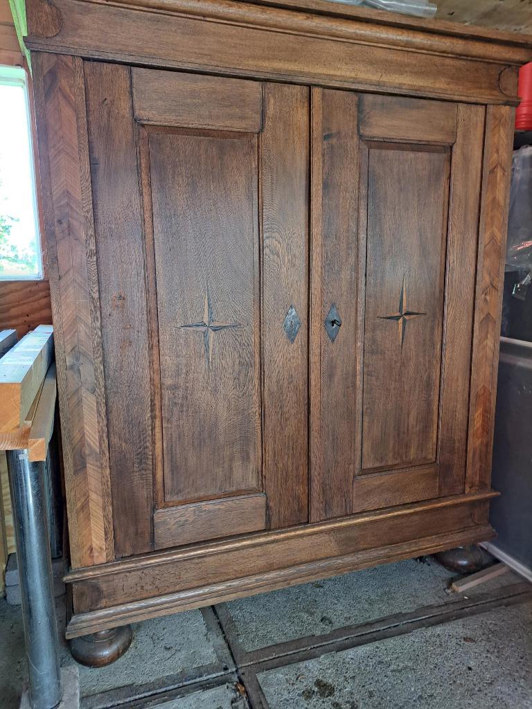 Mooie oude Noord-Hollandse Tuigenkast, Ophalen, Gebruikt