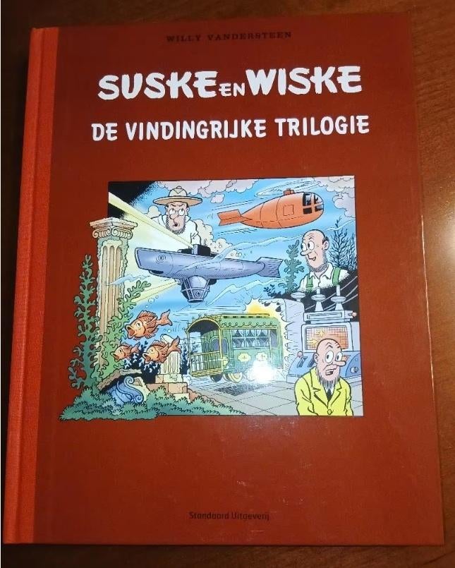 Suske en Wiske – De Vindingrijke Trilogie, Gesigneerd, Boeken, Willy Vandersteen, Eén stripboek, Nieuw, Ophalen of Verzenden