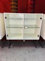 Vintage vitrinekastje met verlichting Denka Denmark, Ophalen of Verzenden