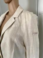 J134 Airfield maat 44=L jasje blazer colbert vest beige, Kleding | Dames, Beige, Maat 42/44 (L), Ophalen of Verzenden, Zo goed als nieuw